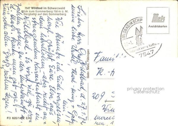 Wildbad Schwarzwald Bergbahn zum Sommerberg – Bild 2