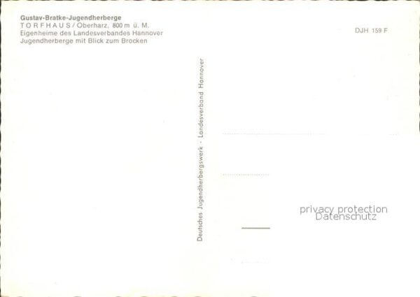 Torfhaus Harz Gustav Bratke Jugendherberge – Bild 2