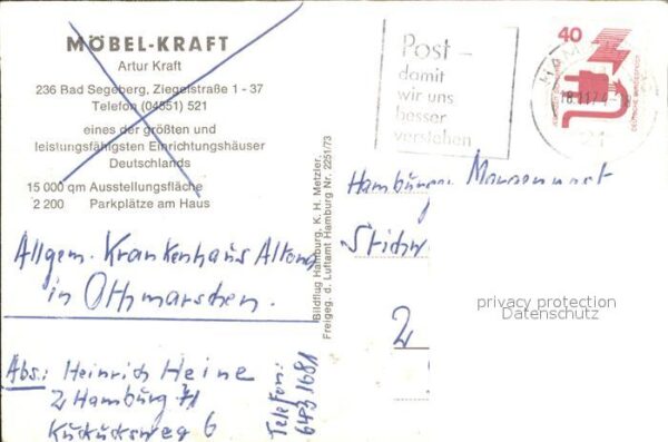 Bad Segeberg Fliegeraufnahme Möbel-Kraft – Bild 2