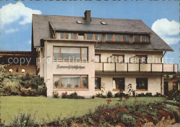 Willingen Sauerland Sonnenschlösschen Pension