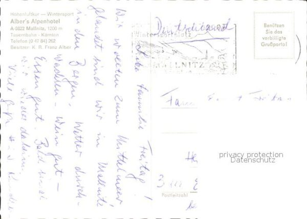 Mallnitz Kaernten Albers Alpenhotel – Bild 2