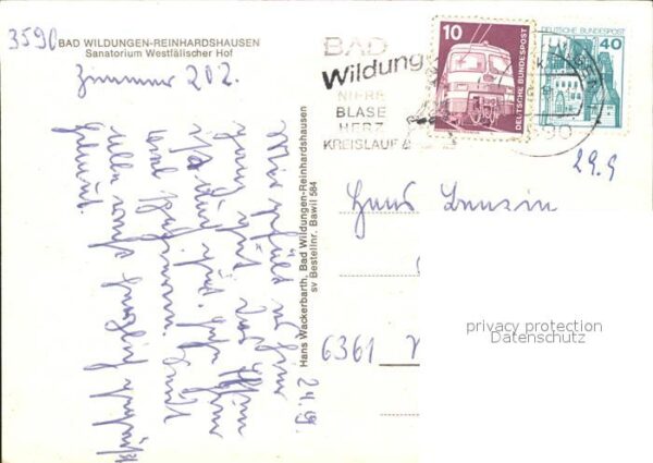 Bad Wildungen Sanatorium Westfählischer Hof – Bild 2