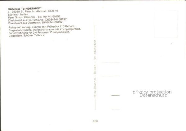 St Peter Ahrntal Gasthaus Binderhof – Bild 2