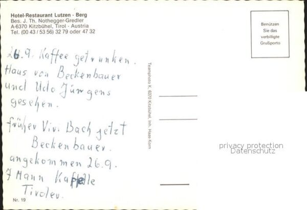 Kitzbuehel Tirol Hotel Restaurant Lutzen Berg – Bild 2