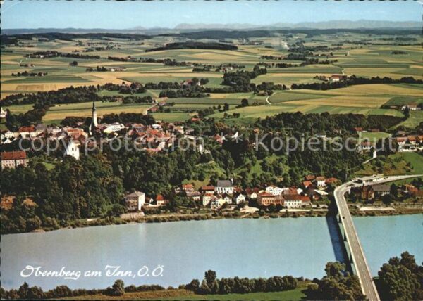 Obernberg Inn Fliegeraufnahme Brücke Inn