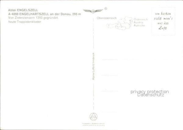 Engelhartszell Donau Oberoesterreich Fliegeraufnahme Abtei Engelszell – Bild 2