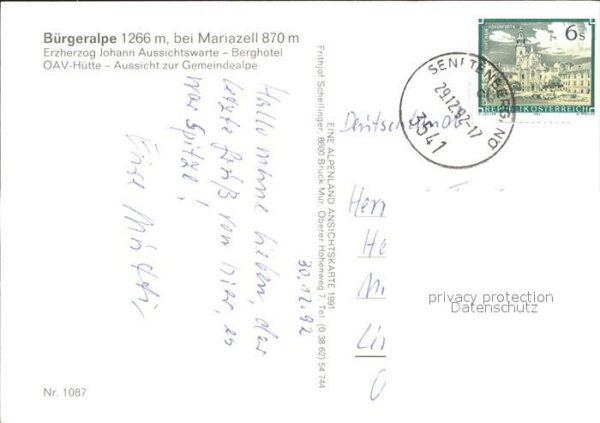 Mariazell Steiermark Bürgleralp – Bild 2