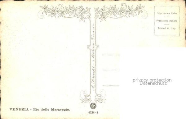 Venezia Venedig Rio delle Maravegie – Bild 2