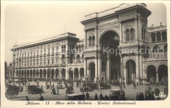 Milano Arco della Gallerie Settentrionali
