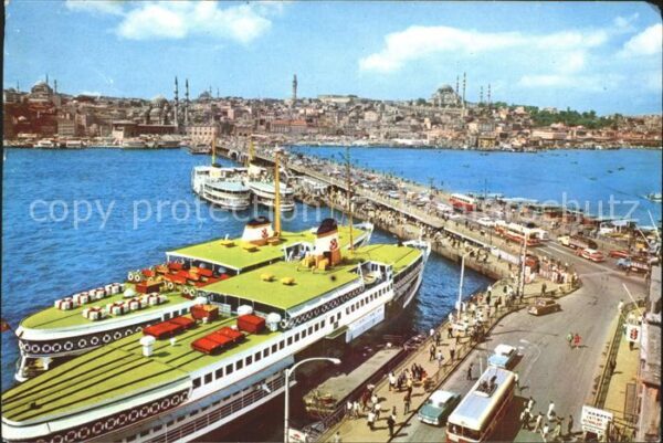 Istanbul Constantinopel Galata Brücke