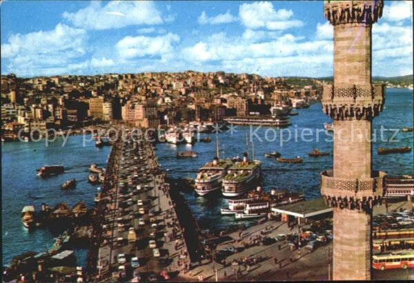 Istanbul Constantinopel Galata Brücke