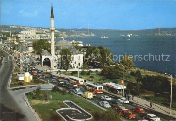 Istanbul Constantinopel Dolmabahce Palace Bosphorus Bridge Find