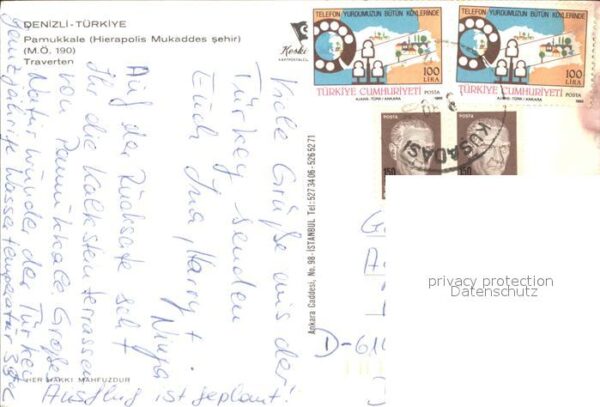 Denizli Pamukale Traverten – Bild 2