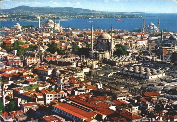Istanbul Constantinopel St Sophia Blaue Moschee