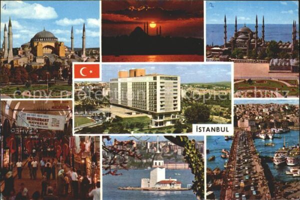 Istanbul Constantinopel Sehirden görünüsler