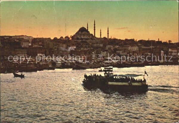 Istanbul Constantinopel Süleymaniey Goldener Horn