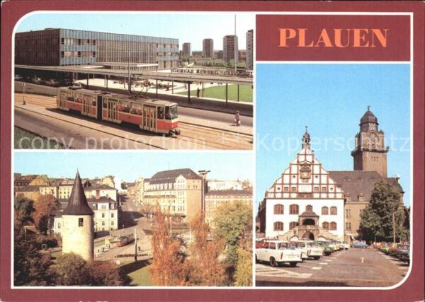Plauen Vogtland Otto Grotewohl Platz Rathaus