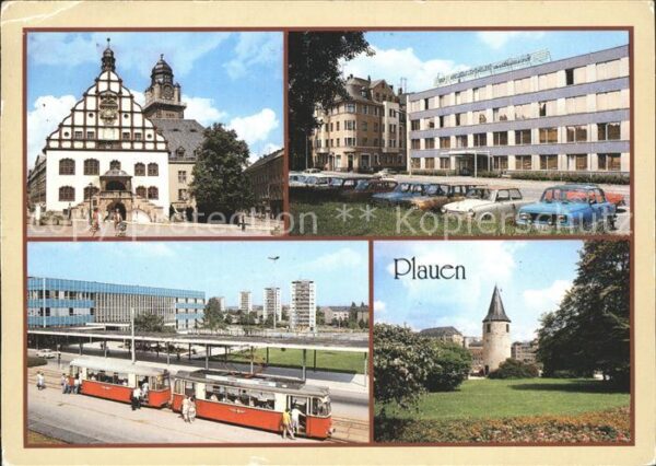 Plauen Vogtland Altes Rathaus Engelstrasse Oberer Bahnh