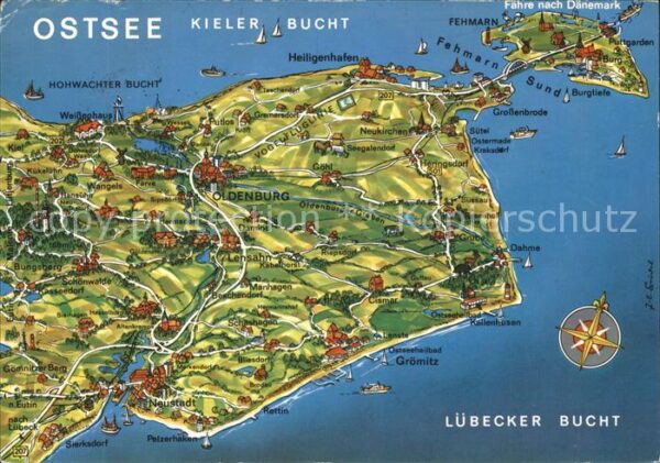 Groemitz Ostseebad Bübecker Bucht Oldenburg Fehrmarn Sund
