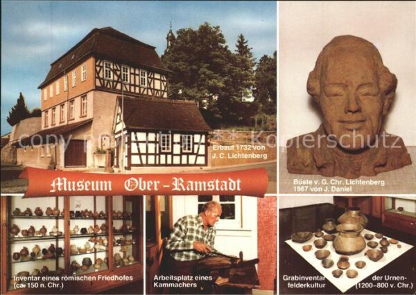 Ober-Ramstadt Oberramstadt Muehltal DARM Museum Invetar römischen Friedhöfes Arb