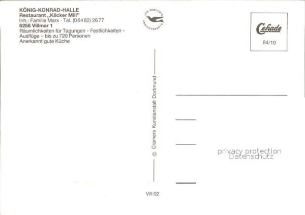 Villmar König Konrad Halle Restaurant Klicker M – Bild 2