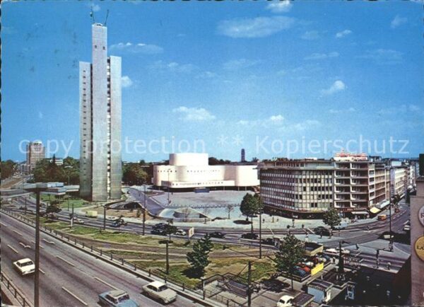 Duesseldorf Schauspielhaus Thyssen Hochhaus