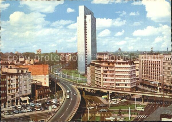 Duesseldorf Autohochstrasse Thyssen Hochhaus