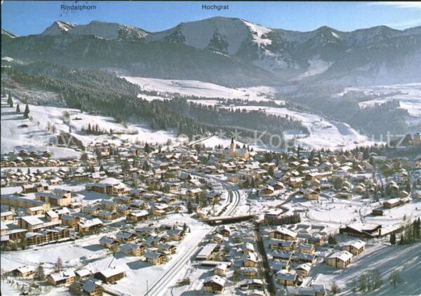 Oberstaufen Rindalhorn Hochgrat Fliegeraufnahme