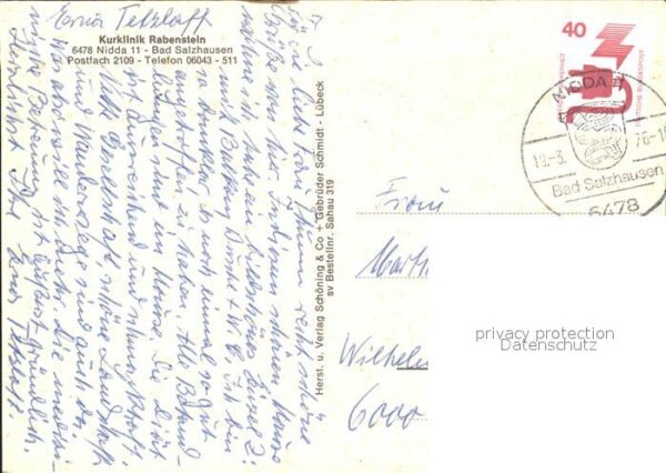Bad Salzhausen Kurklinik Rabenstein – Bild 2