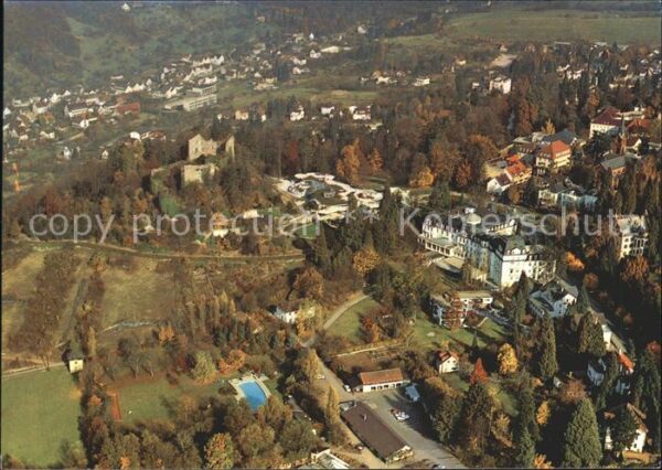 Badenweiler Fliegeraufnahme Thermalkurort