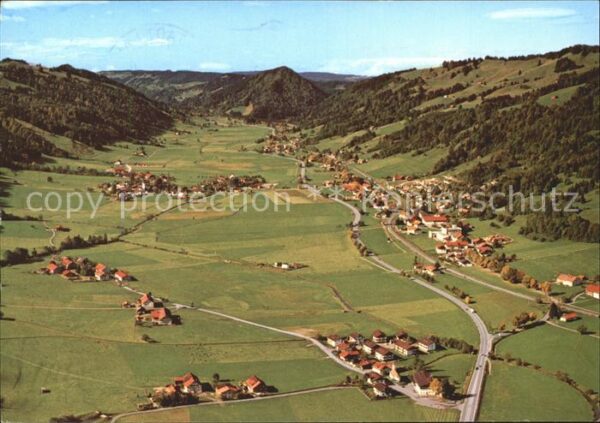 Oberstaufen Fliegeraufnahme