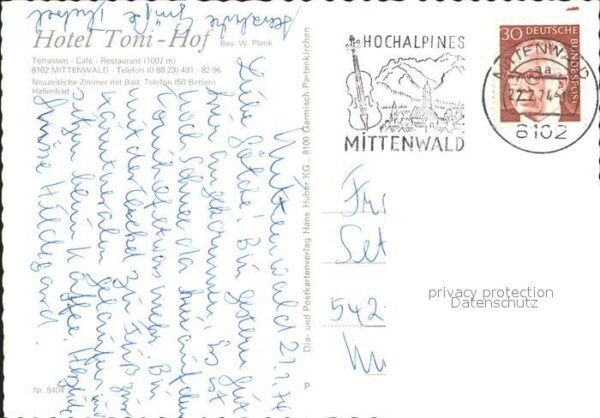 Mittenwald Bayern Hotel Toni Hof – Bild 2