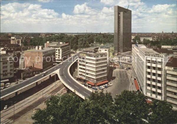 Duesseldorf Hochstrasse Thyssenhochhaus