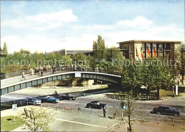 Duesseldorf Aluminiumbrücke Messegelände