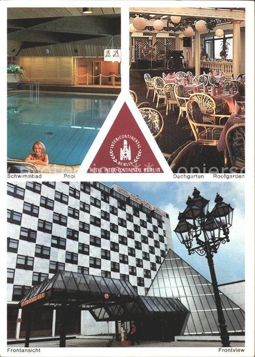 Berlin Hotel Ineter Continental Schwimmbad Poo