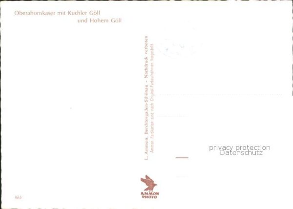 Hoher Goell Oberahornkaser Kuchler Göll Hohem Göll – Bild 2