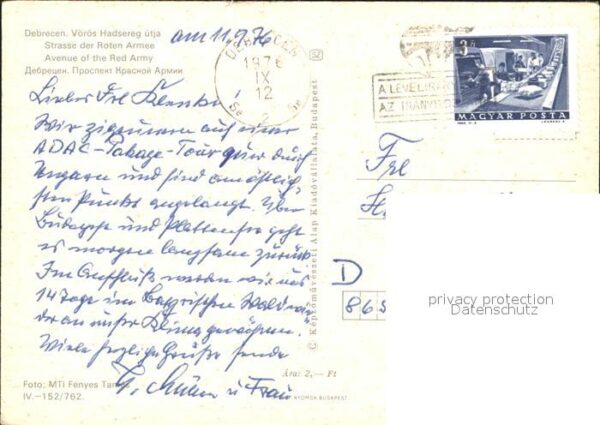 Debrecen Debrezin Strasse Roten Armee – Bild 2