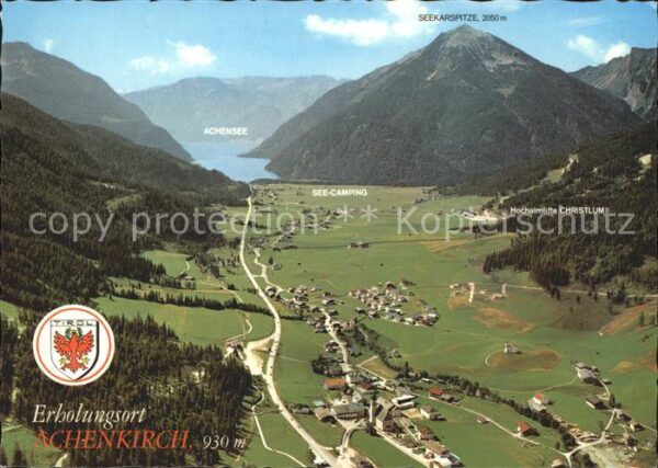 Achenkirch Seekarspitze See Camping Achensee Hocha
