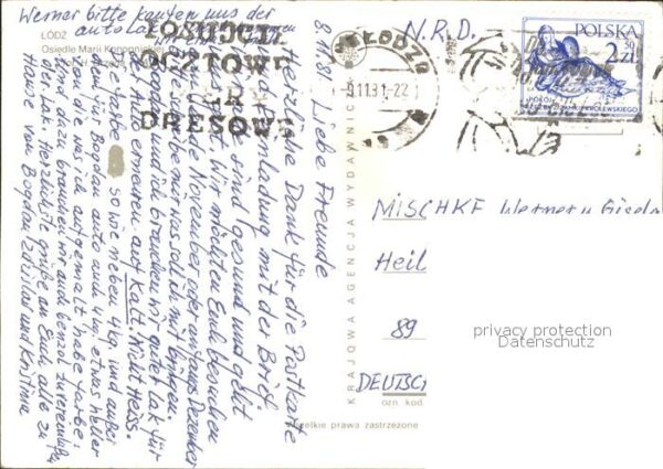 Litzmannstadt Lodz Osiedle Marii Konopnickiej – Bild 2