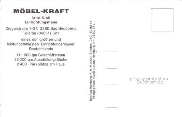 Bad Segeberg Fliegeraufnahme Möbel Kraft – Bild 2