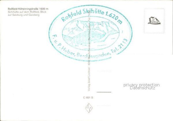 Rossfeldhuette Rossfeld Salzburg Gaisberg – Bild 2