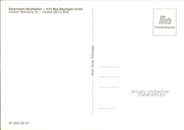 Bad Kissingen Kurpension Holzheimer – Bild 2