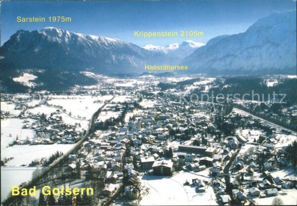 Bad Goisern Salzkammergut Sarstein Krippenstein Hallstättersee