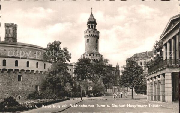 Goerlitz Sachsen Kaisertrutz mit Reichenbacher Turm und