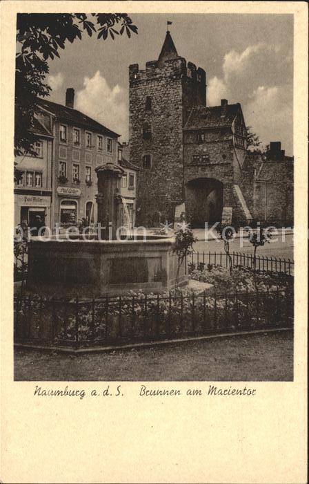 Naumburg Saale Brunnen am Marientor