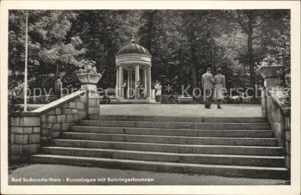 Bad Suderode Kuranlagen mit Behringerbrunnen