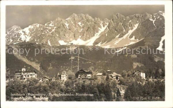 Innsbruck Hungerburg Bahn Mariabrunn Hafelekarbah