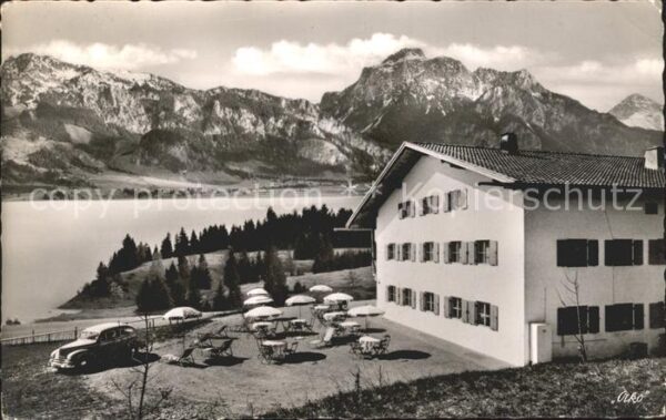 Rosshaupten Forggensee Gasthof Pension Schwarzenbach