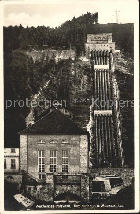 Walchensee Walchenseekraftwerk Turbinenhaus Wasser