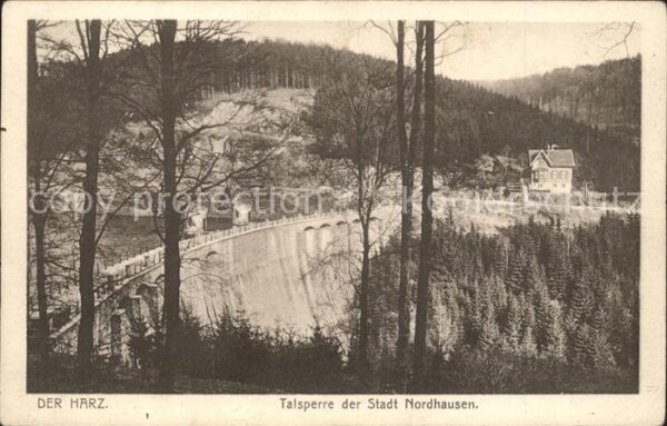 Nordhausen Thueringen Talsperre der Stadt Nordhausen